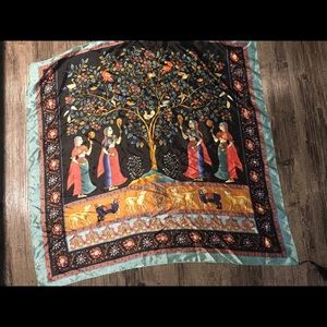 100% Silk scarf/tapestry.